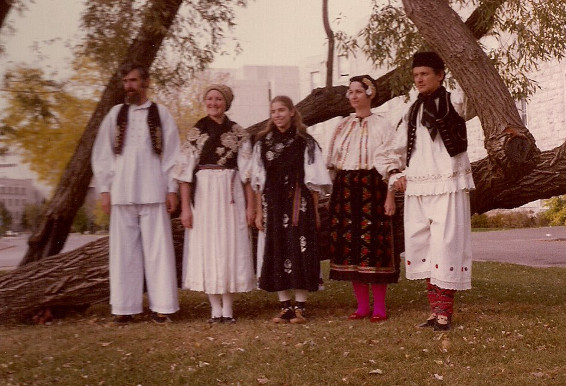 Photo: A group picture showing off the Croatian costumes